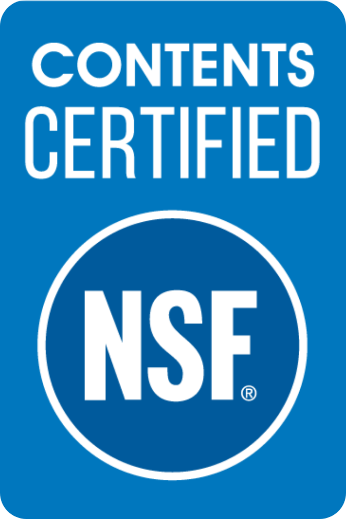NSF Contents Certified NSF Contents Certified